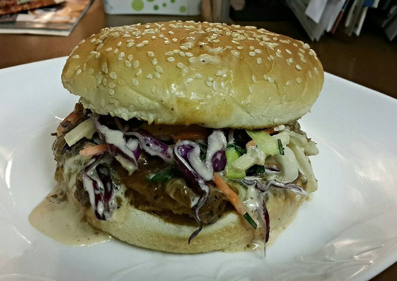 Delicious Pulled Pork Apple Slaw!!!