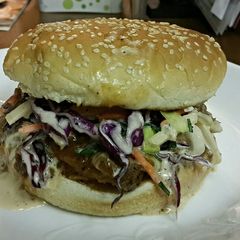 A picture of Delicious Pulled Pork Apple Slaw!!!.