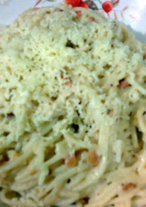 A picture of Spaghetti Carbonara.