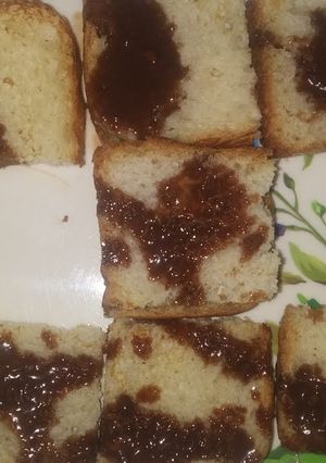 A picture of Chocolate bread toast.