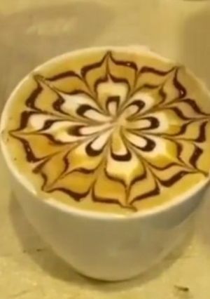 عکسی از دستور لاته😋☕