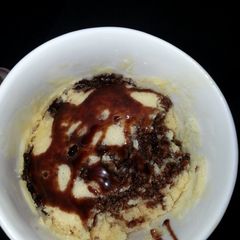 Vanilla mug cake A picture of Vanilla mug cake.