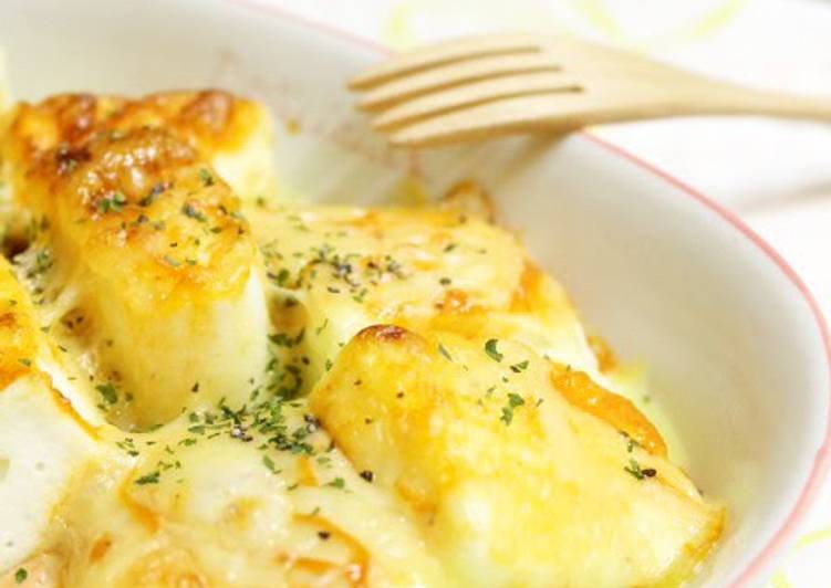 Recipe of Any-night-of-the-week Fluffy Hanpen Fish Cakes Cooked in Aurora Sauce