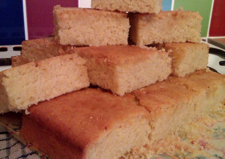 Simple Way to Make Award-winning Vickys Sweet Cornbread, GF DF EF SF NF