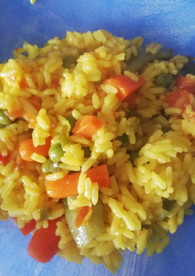 Una foto de Arroz con verduras
