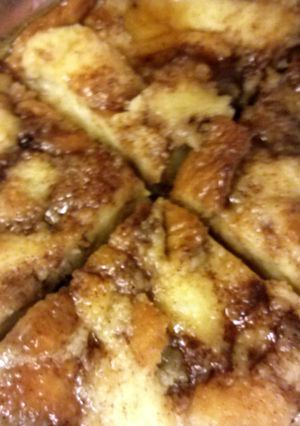 A picture of french toast casserole.
