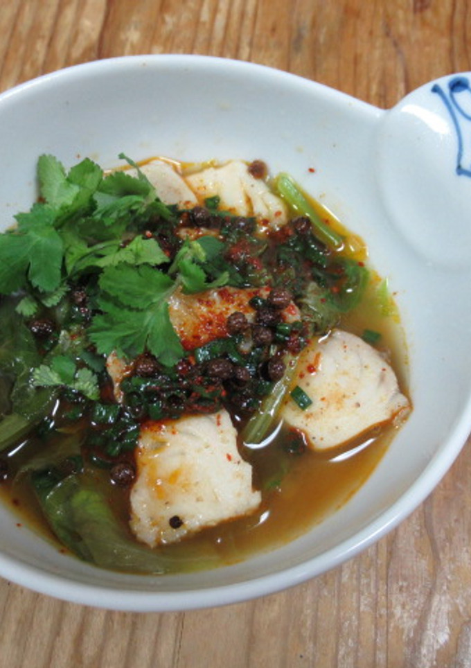無肉類版水煮魚 的食譜成品照片