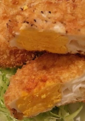 A picture of Easy and Cheap Deep-Fried Eggs (for Bento).