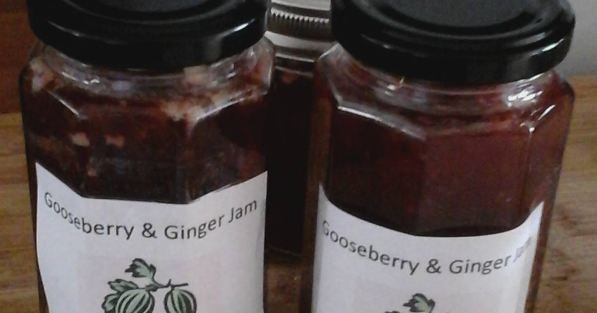 Gooseberry and ginger jam Recipe by Alison Cookpad