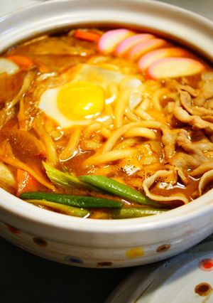A picture of Miso Udon Noodle Hot Pot.