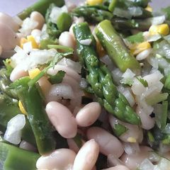 A picture of Bean and Asparagus Salad.