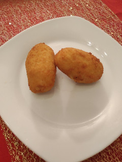 Una foto de Croquetas de queso azul y cebolla caramelizada con Thermomix