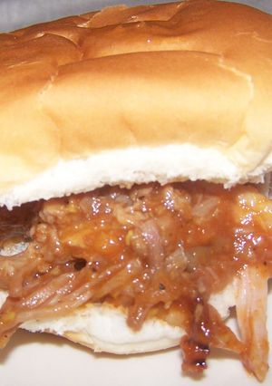 A picture of Bbq Pulled Pork Sandwich.