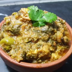 A picture of Shaljam Palak Gosht ! 😋.