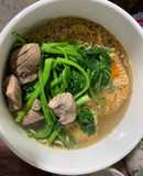 Mì tim cật rau cải ngọt