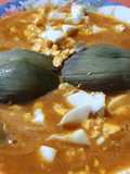 Puré de lentejas con alcachofas y huevo picado