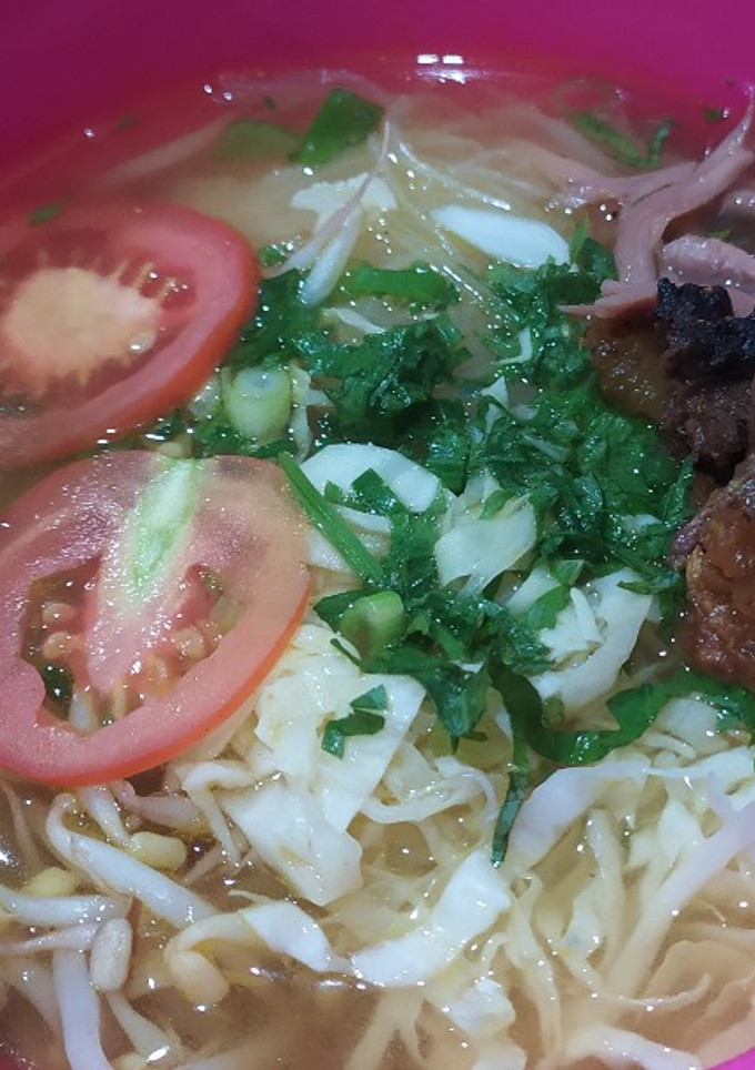 Foto resep Soto ayam kampung simple