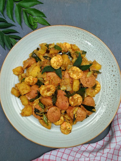 Foto resep Kari Udang & Sosis (Shrimp & Sausage Curry)