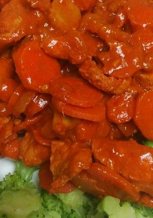 A picture of Gochujang Pork.