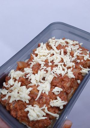 Foto resep Spaghetti Bolognese Kornet Homemade