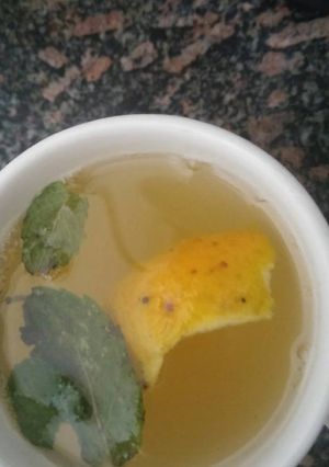 Una foto de Tecito de toronja, manzanilla y menta digestivo y relax