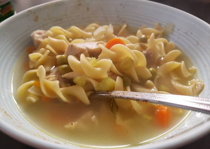 Recipe of Speedy Chicken noodle soup