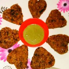 A picture of #rajma kebab.