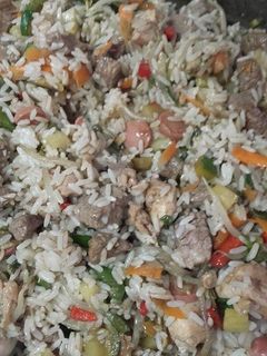 Una foto de Arroz chino