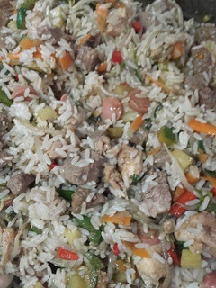 Una foto de Arroz chino