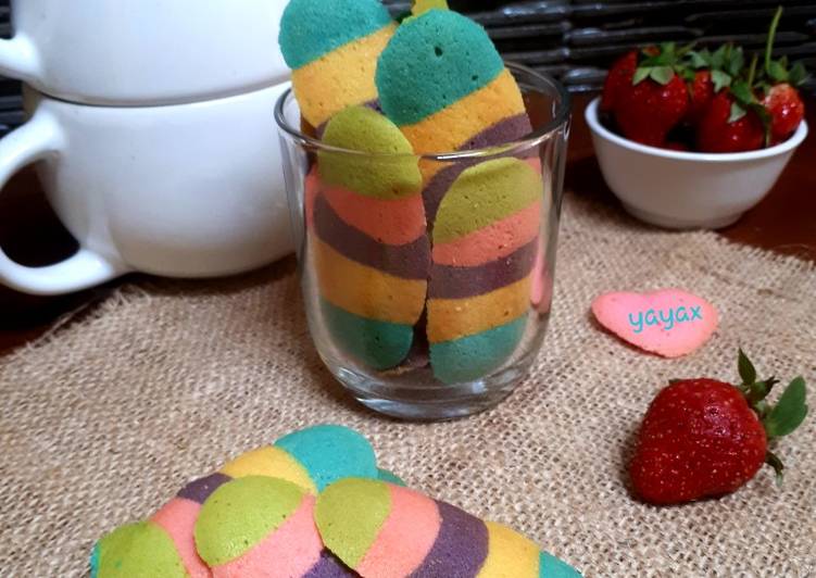 Resep: Di RumahLidah Kucing Rainbow