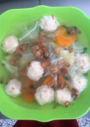 Foto resep Sop Bakso Udang