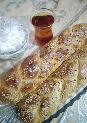 عکسی از دستور نان زپف سوئیسی یا نان گیسو