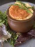 Cornish Crab Soufflé with Samphire Salad