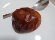 Una foto de panela asada