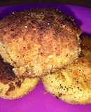 Bolitas de papa rellenas de queso