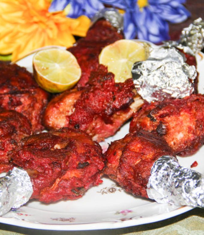 A picture of Street Food Style Deep Fried Chicken Kebab.
