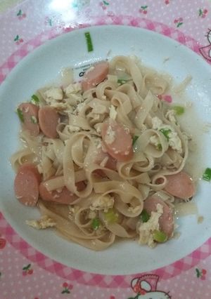 Foto resep Kwetiau siram sederhana