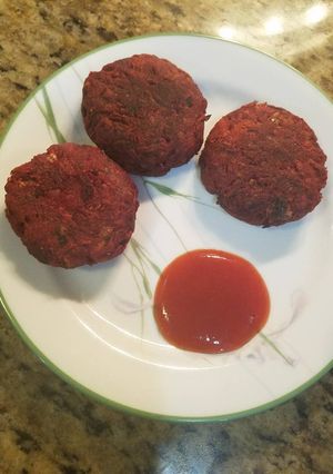 A picture of Beetroot cutlet.