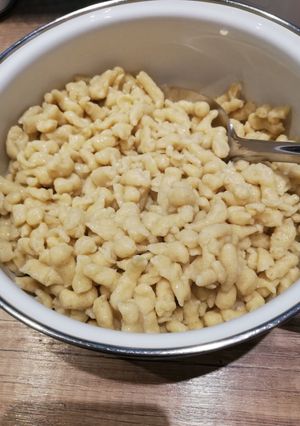 GM nokedli rizsliszttel recept fotója