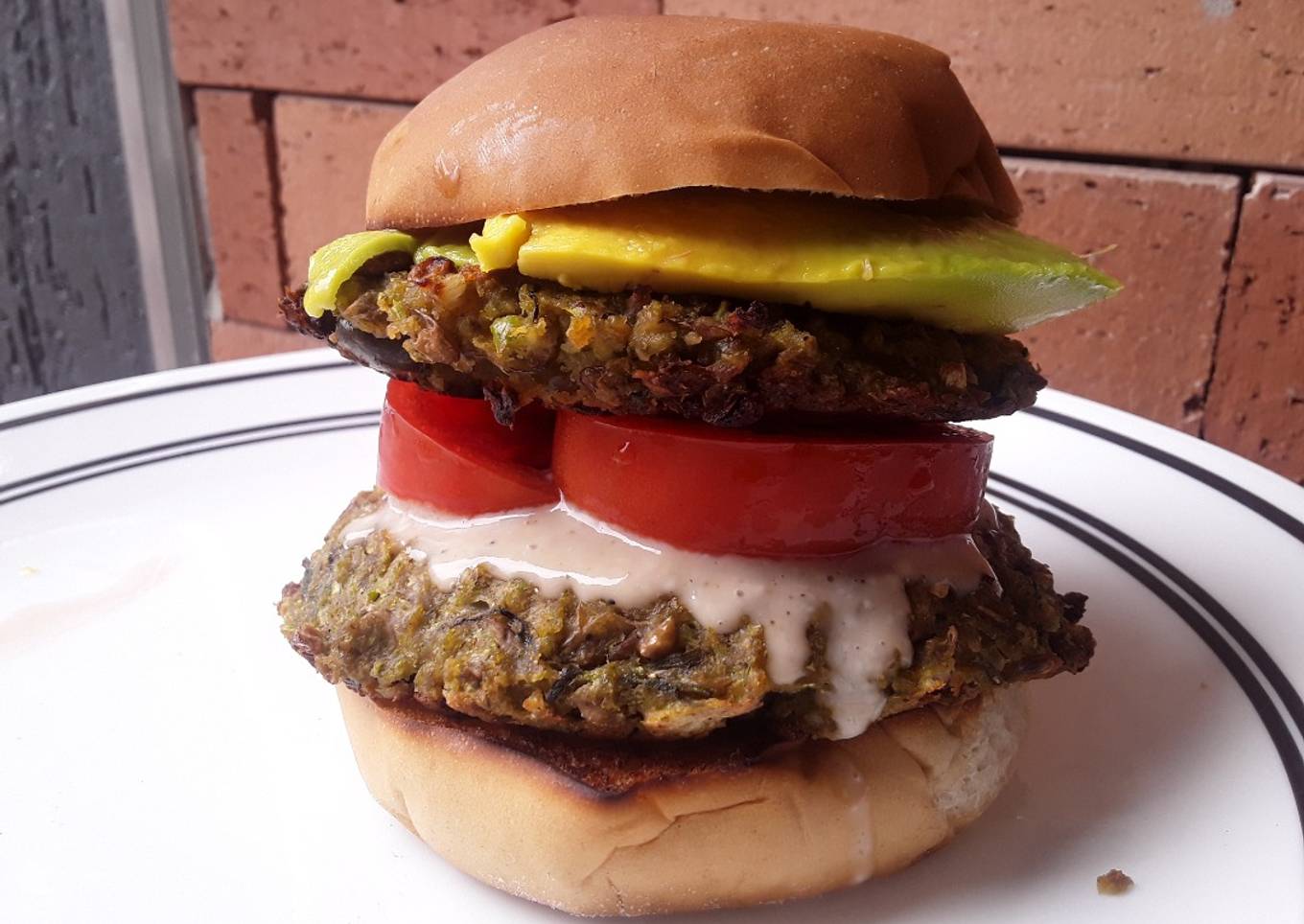 Hamburguesas de brócoli y lentejas🤔😊😋