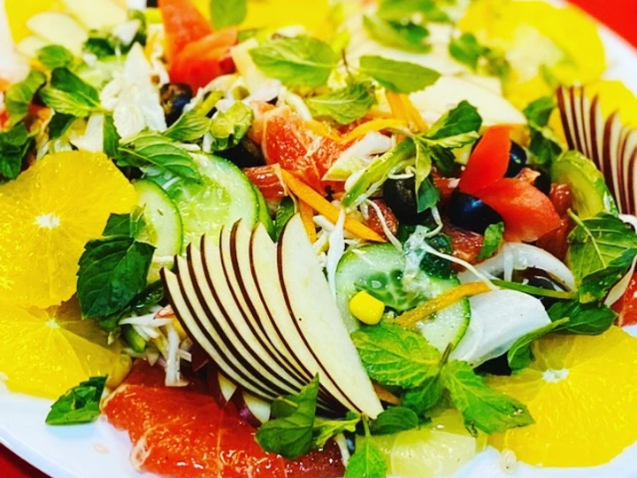 Recipe Mix fruit and vegetable salad the Awesome  Makes you drool