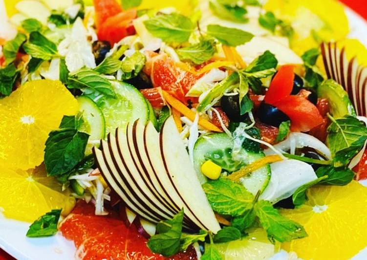 How to Cook Delicious Mix fruit and vegetable salad