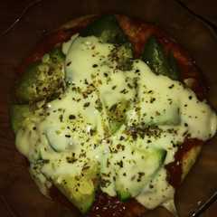 Una foto de Pizzeta vegetariana 🌹💜de zapallitos