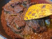 A picture of beef rendang