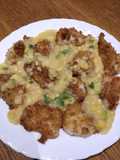 Fish Fillet with Cream Corn Sauce