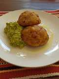 Masako de plátano con guacamole