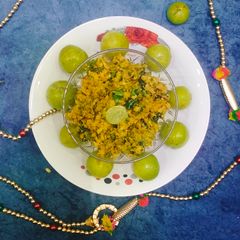 A picture of Amla chutney (dry Amla chutney).