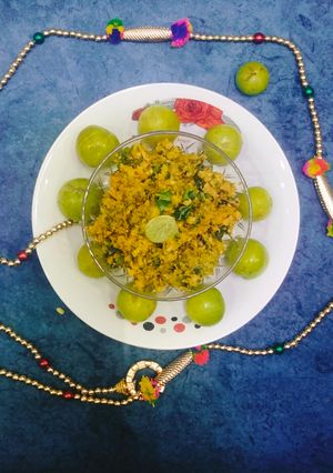 A picture of Amla chutney (dry Amla chutney).