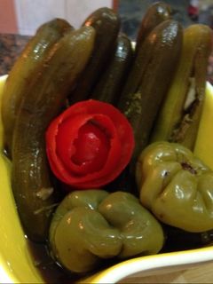 صورة لوصفة طريقة عمل مخلل الخيار المحشي(الطرشي)🌹