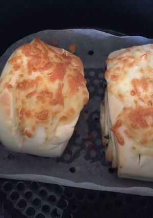 ［氣炸鍋］起司饅頭 的食譜成品照片